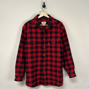 Woolrich Wool Flannel Button Up